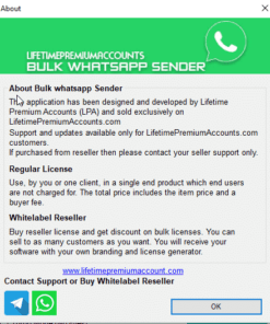 Lifetime Whatsapp Bulk Sender