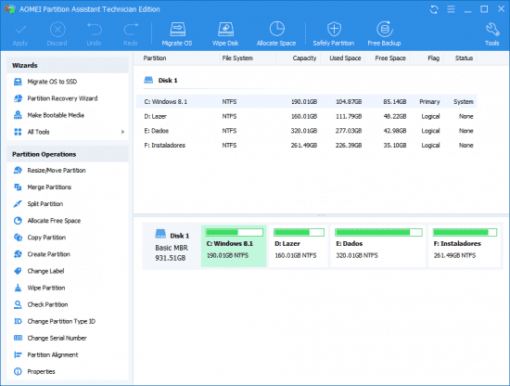 AOMEI Partition Assistant License [LIFETIME]