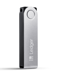 Alternative view of Ledger Nano X