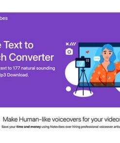 Notevibes Text to Speech Personal Pack Premium Subscription [LIFETIME]