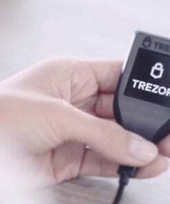 Alternative view of Trezor Model T